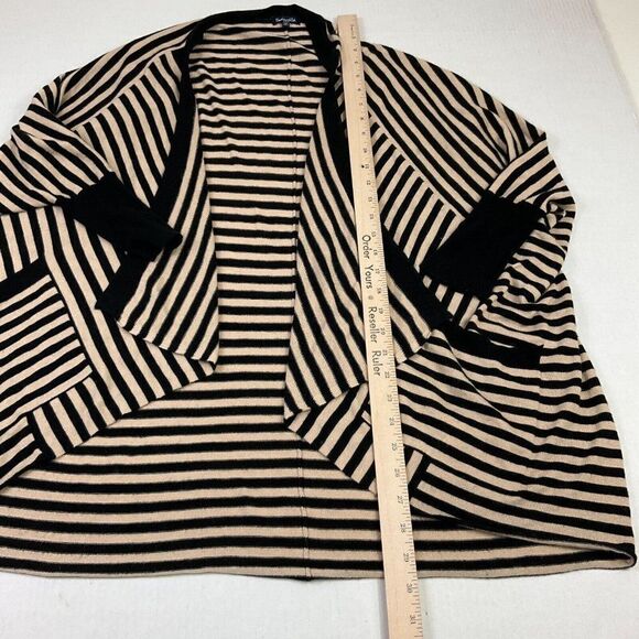 Splendid Open Front Cardigan Striped Dolman 3/4 Sleeve Loose Fit Sweater XS/S - Picture 6 of 11